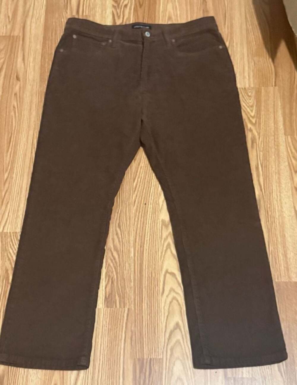 Lucky Brand Men's Brown Corduroy 5-Pocket Pants Size 34x30